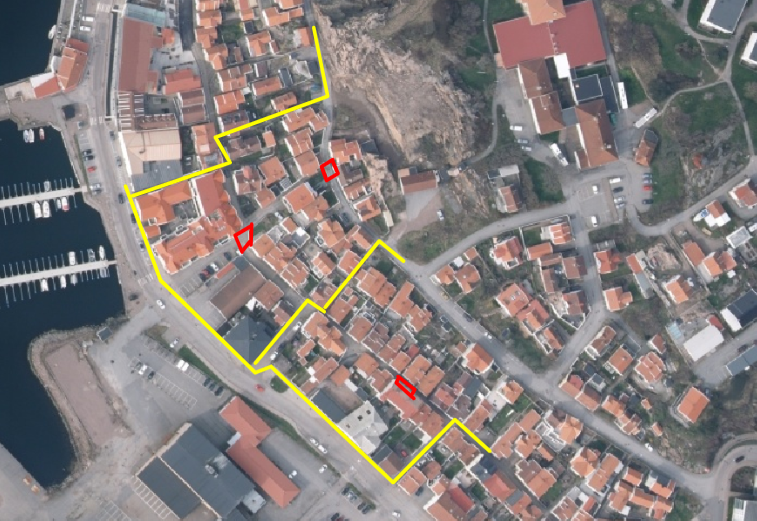 Karta över Gamlestan etapp 3